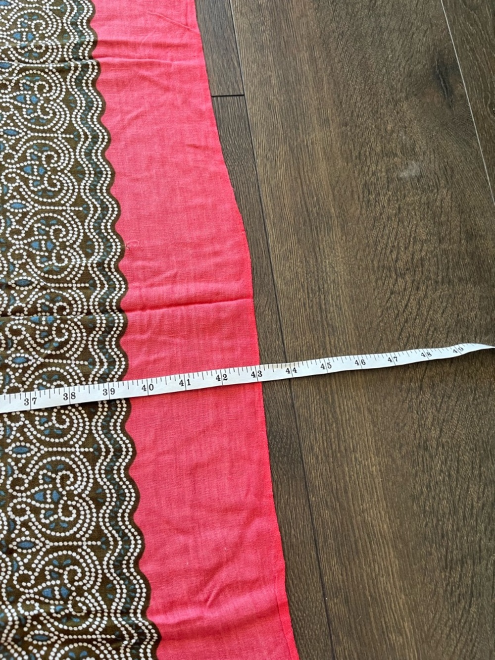 Pink Sequin Boho Scarf - Picture 7 of 8